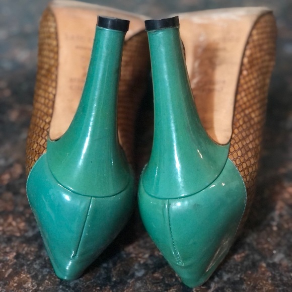 Kate Spade Louisa Faux Snake Heels - Picture 11 of 15